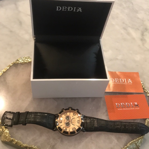 DEDIA Diamond 💎 Swiss Watch (RETAIL: $2,950) - Picture 1 of 7
